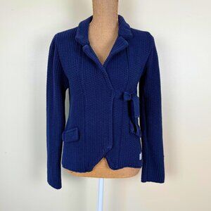 Odd Molly Blue Textured Cardigan